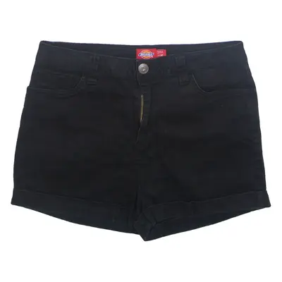 DICKIES Womens Denim Shorts Black S W30