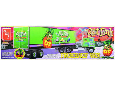 Skill 3 Model Kit Fruehauf FB Beaded Panel Van Trailer \