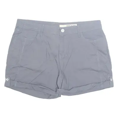 DKNY Womens Casual Shorts Grey UK 14 W37
