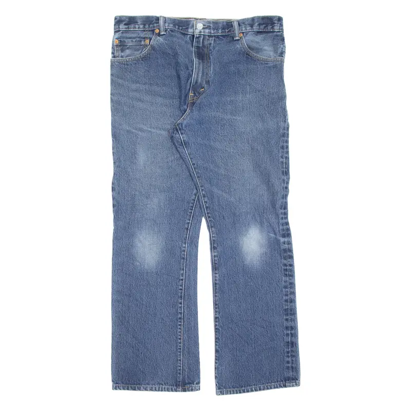 LEVI'S 517 Jeans Womens Blue Regular Straight Stone Wash W36 L32
