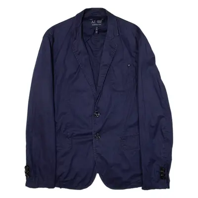 ARMANI JEANS Mens Blazer Jacket Blue XS