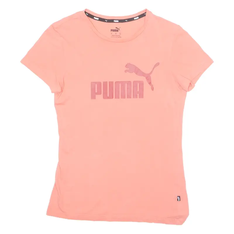 PUMA Womens T-Shirt Pink XS