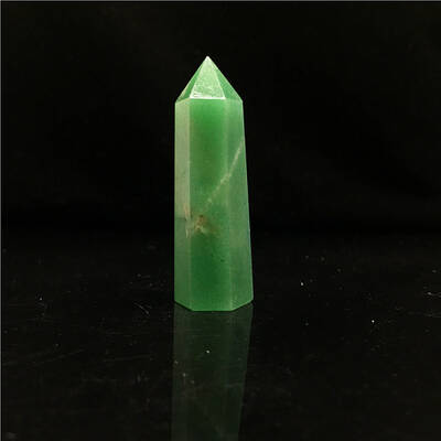 Point Tower Natural Green Aventurine Home Display Decoration
