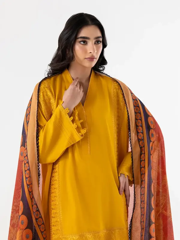 Multi Woven Net Dupatta