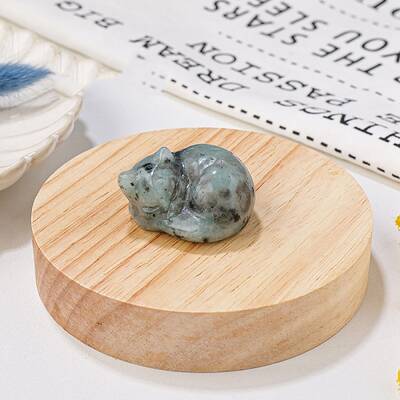 Natural Leopard Skin Jasper Display Decorations