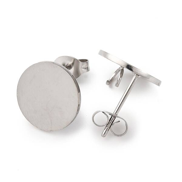 304 Stainless Steel Stud Earring Findings