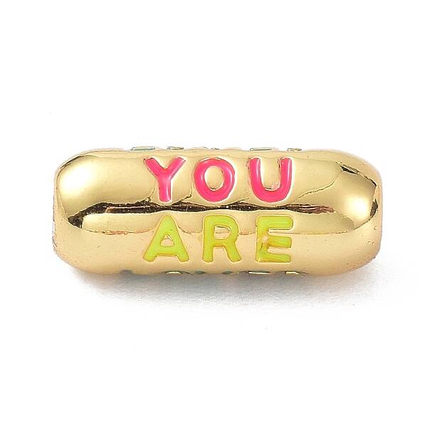 Eco-Friendly Brass Enamel Beads