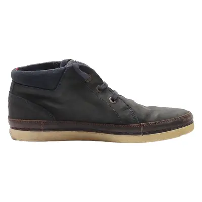 TOMMY HILFIGER Chukka Boots Blue Leather Mens UK 6.5