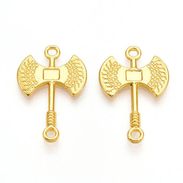Alloy Double Axe Connector Charms