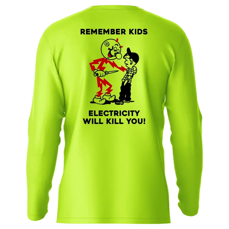 Remember Kids - Hi-Visibility UPF 50 Long Sleeve Sun Shirt