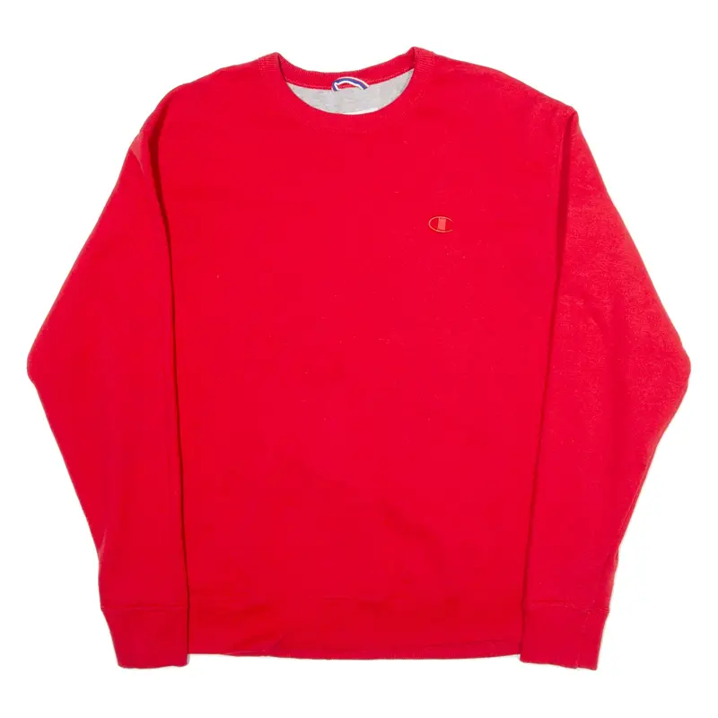 CHAMPION Authentic Athletic Wear Womens Sweatshirt Red L