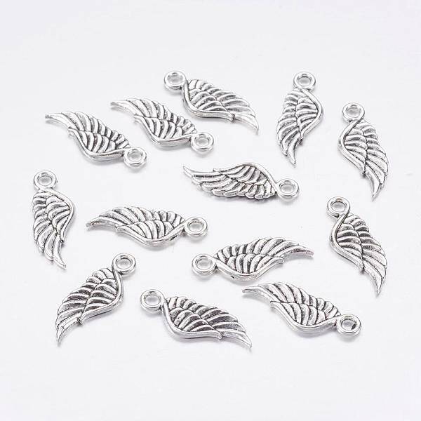 Tibetan Style Zinc Alloy Wing Pendants