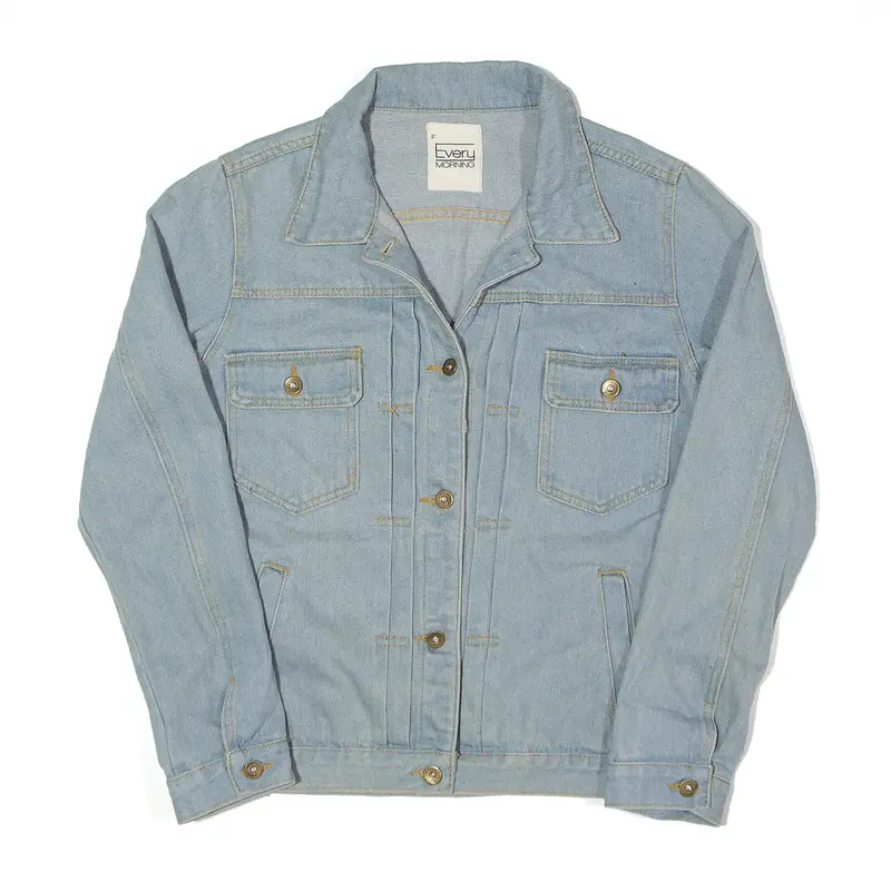 EVERY MORNING Jacket Blue Denim Womens M