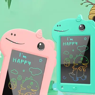 Dinosaur Design LCD Writing Tablet, 1 Count Cute Dinosaur Learning Writing Tablet, Parent-child Interactive Educational Toy f...