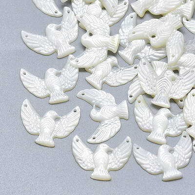 Natural White Shell Mother of Pearl Shell Charms