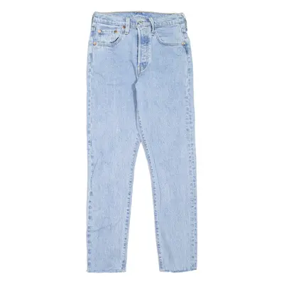 LEVI'S 501S Jeans Womens Blue Skinny Straight W24 L28