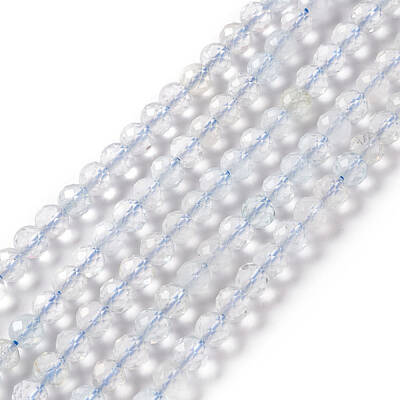 Natural Topaz Crystal Beads Strands