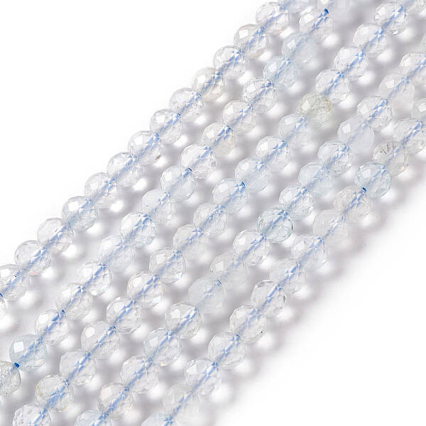 Natural Topaz Crystal Beads Strands