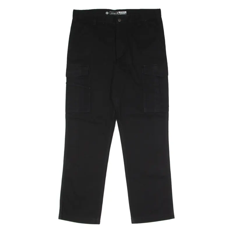 CARHARTT Cargo Workwear Mens Canvas Trousers Black Relaxed Straight W36 L32