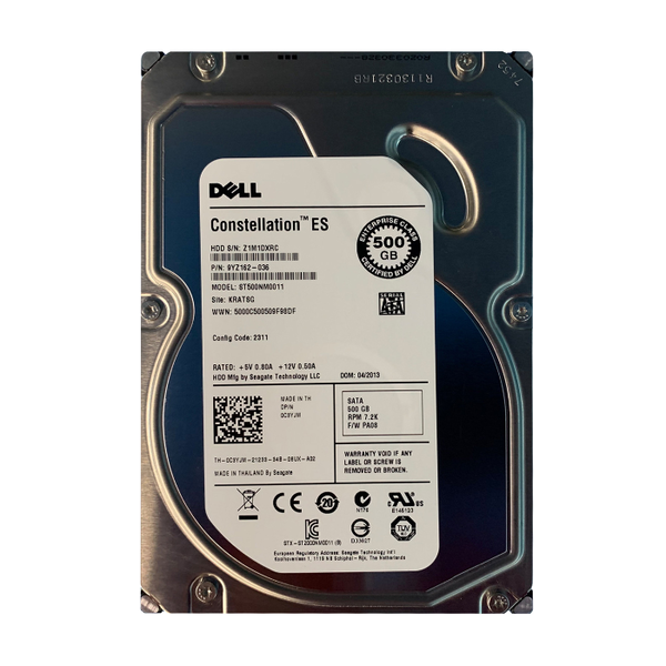 0C3YJM Dell 500GB 6Gb/s SATA 7200 3.5-Inch Hard Drive