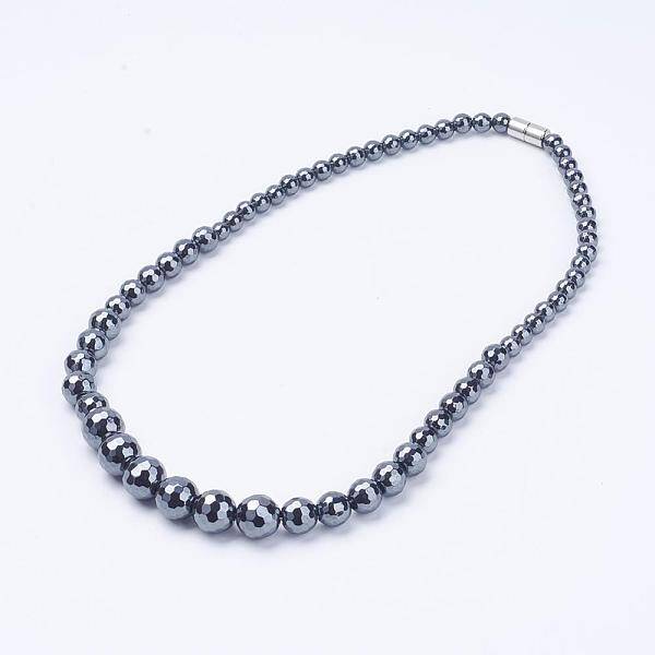 Non-Magnetic Synthetic Hematite Necklaces