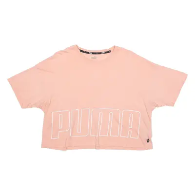 PUMA Cropped Womens T-Shirt Pink M