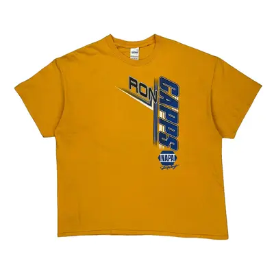 Napa Racing Gildan Nascar T-Shirt - 2XL Yellow Cotton