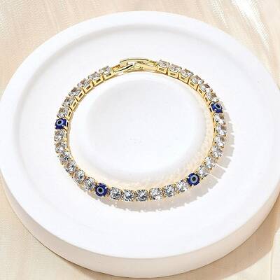 Brass Enamel Link & Charm Bracelets