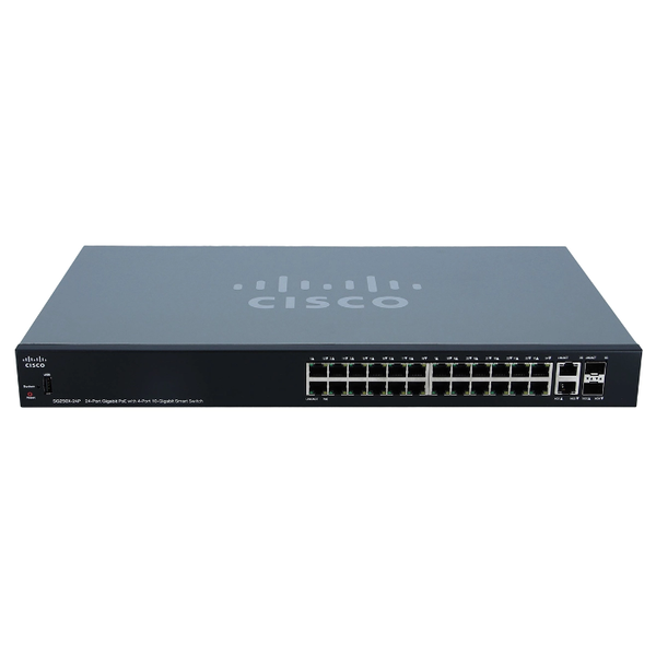 SG250X-24P-K9-NA Cisco Small Business SG250X-24P POE 24 x Ports 1000Base-X 4 x Uplink Ports Layer 2 Managed Gigabit Ethernet ...