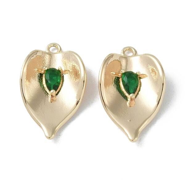 Brass Cubic Zirconia Pendants