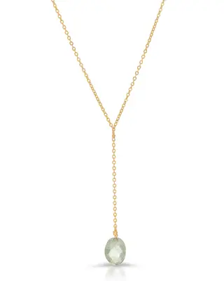 Helston Moss Amethyst Necklace | Metal Color: Gold