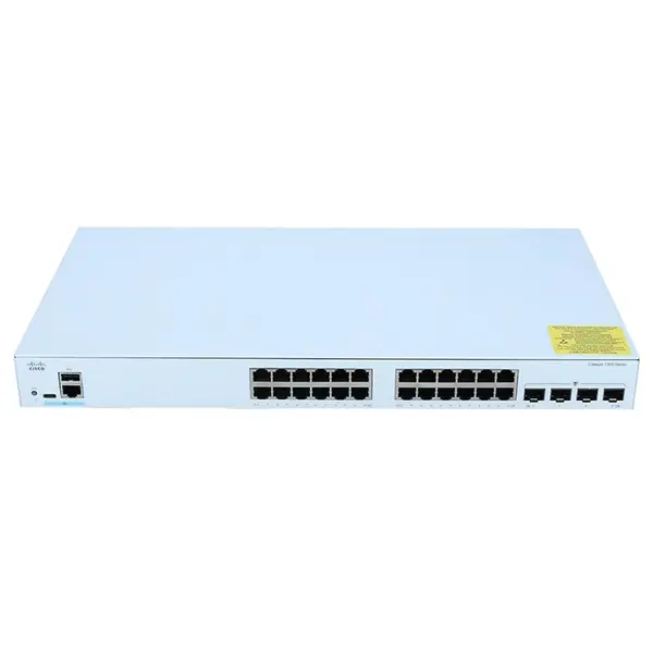 Cisco C1300-24T-4G | Catalyst 1300 Series 1300-24T-4G 24 x 10/100/1000Base-T RJ-45 and 4 x 1GbE SFP Uplink Ports Layer 3 Mana...