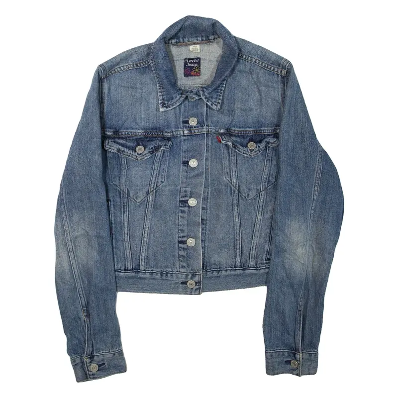 LEVI'S Girls Denim Jacket Blue M