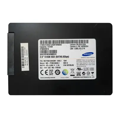 04X3933-NF Lenovo 512GB TLC SATA 6Gb/s 2.5-inch Internal Solid State Drive