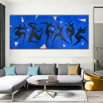 Large Abstract Figurative Oil Paintings On Canvas Textured Minimalist Painting Human Fine Art Handmade Painting | GRAND PARTY