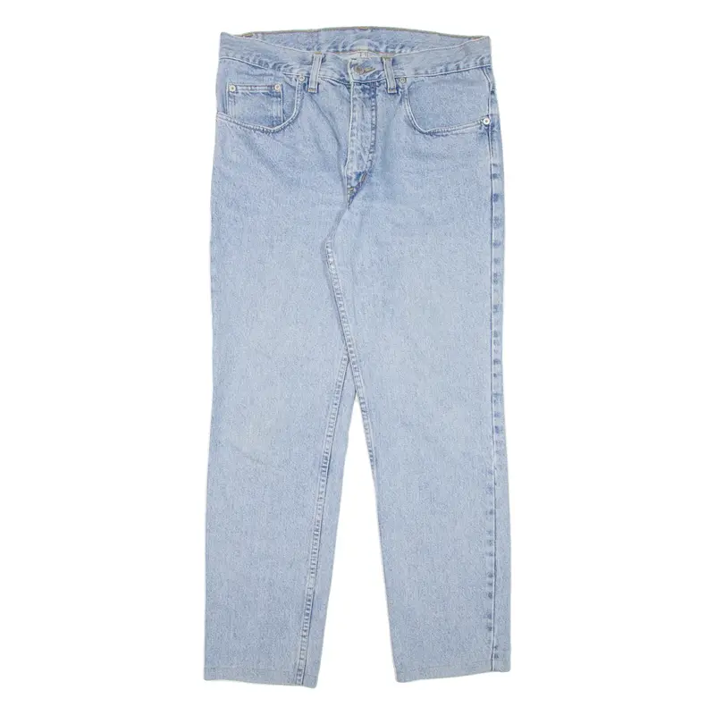WALLEES Mens Jeans Blue Slim Tapered 90s W33 L27