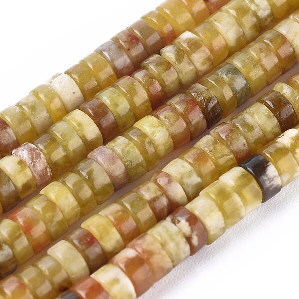 Natural Dragon Blood Jade Beads Strands