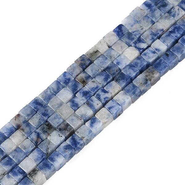 Natural Blue Spot Jasper  Beads Strands