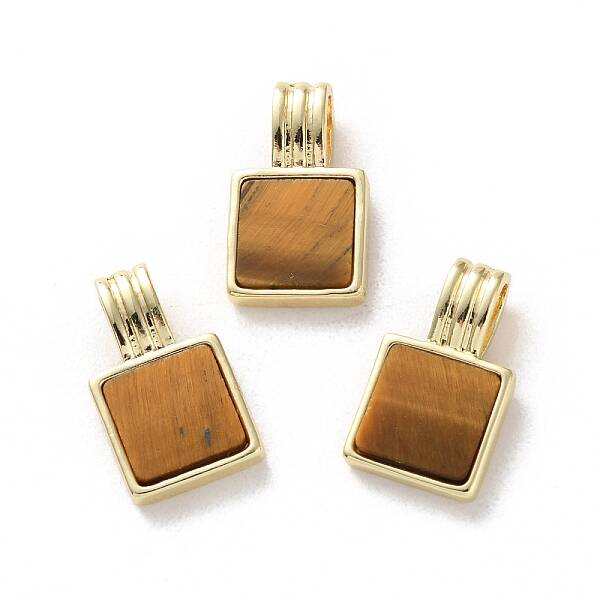 Natural Tiger Eye Pendants