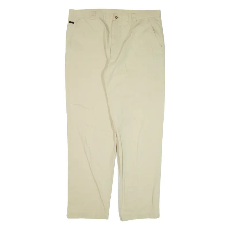 GRANDIUS Trousers Beige Regular Straight Mens W38 L32