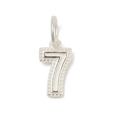 Number Series 925 Sterling Silver Charms