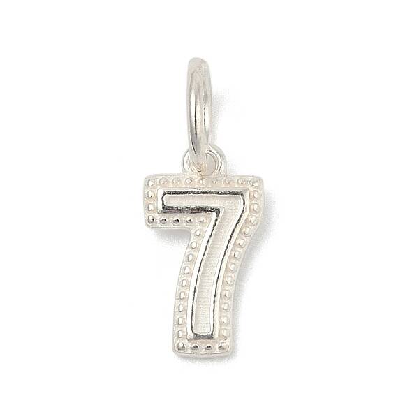 Number Series 925 Sterling Silver Charms