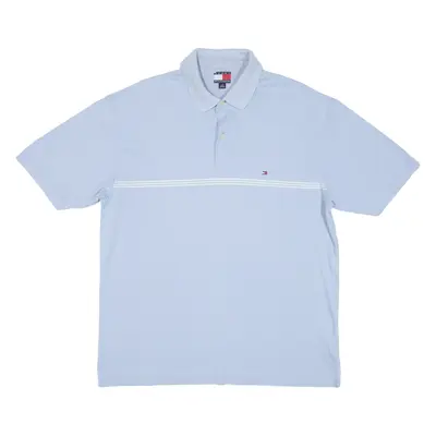 TOMMY HILFIGER Mens Polo Shirt Blue L
