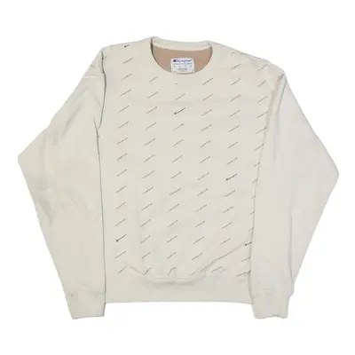 CHAMPION Sweatshirt Cream Mens L