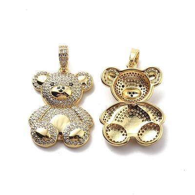 Brass Cubic Zirconia Pendants