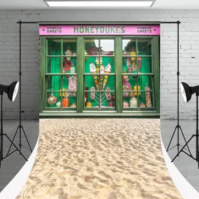 Candy Land Shop Honeydukes Beach Floor Sweep Backdrop