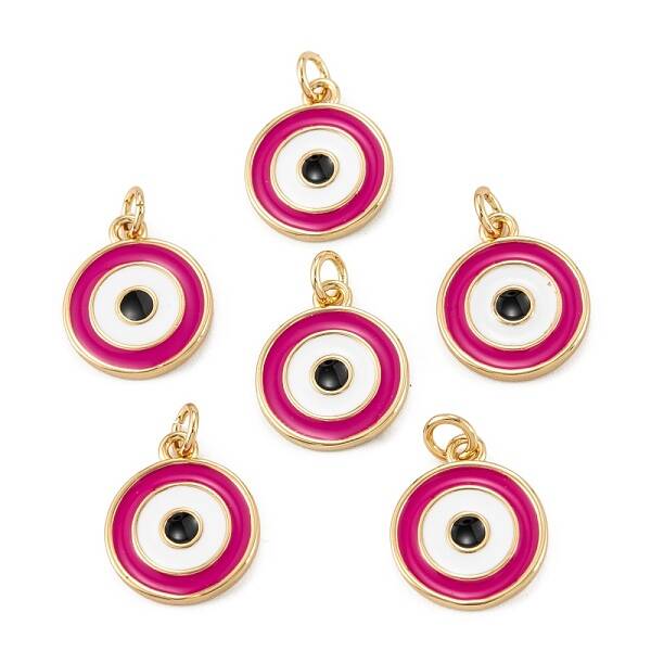 Brass Enamel Pendants