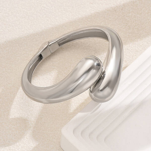 Elegant Zinc Alloy Hinged Bangles for Women