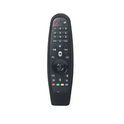 Lg Smart TV Remote Control Protective Cover AN-MR600 MR650a Remote Control Silicone Cover | Color: Black | Size: 191x53x38mm
