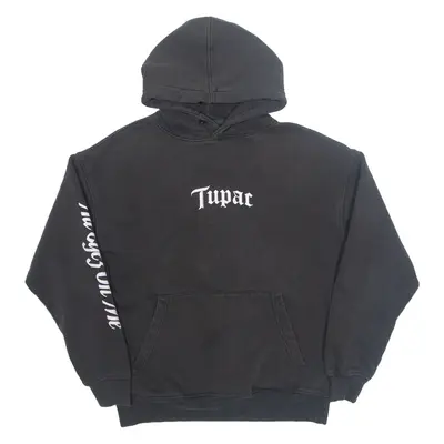Tupac Mens Black Hoodie XL